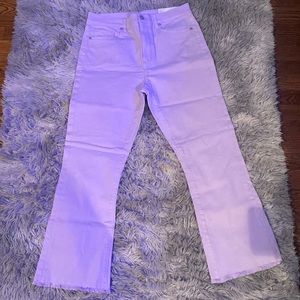 The Loft Purple Flare Jeans